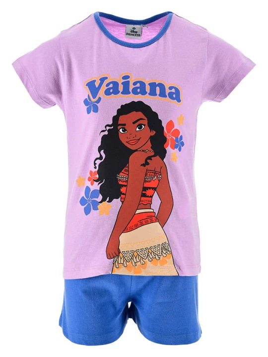 Zdjęcie produktu Disney Vaiana Piżama "Vaiana" w kolorze niebiesko-fioletowym rozmiar: 98