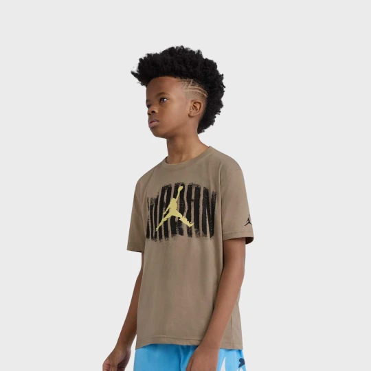 Zdjęcie produktu Distressed Short Sleeve Tee Jordan brązowy
