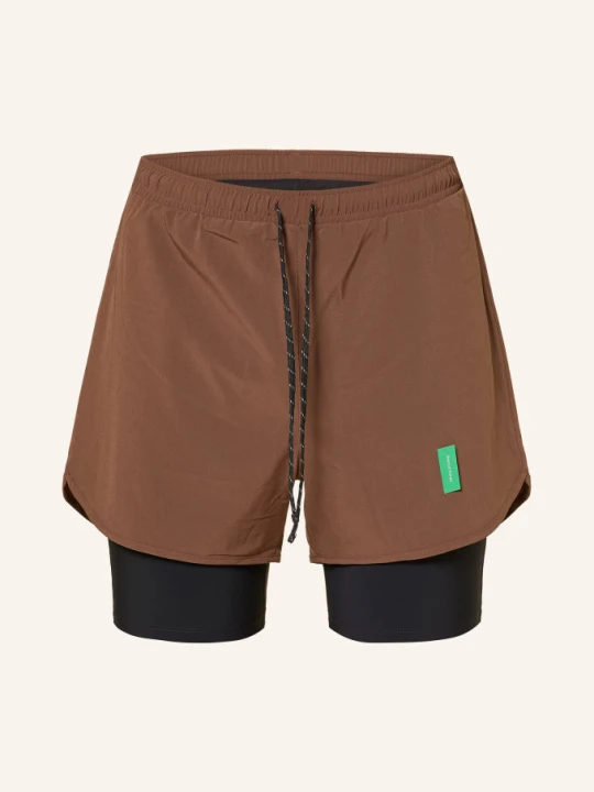 Zdjęcie produktu District Vision Szorty Do Biegania 2 W 1 Layered Training braun