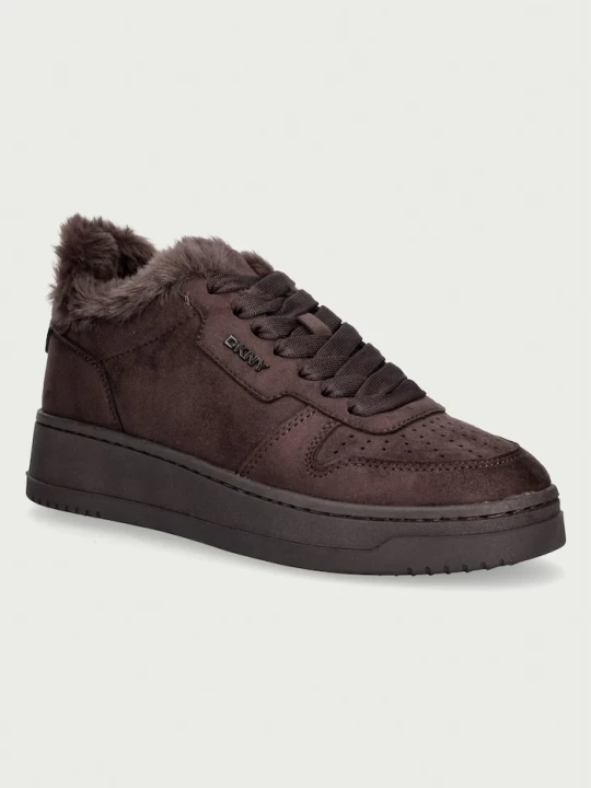 Zdjęcie produktu DKNY Autumn Fur sneakersy damskie brązowy