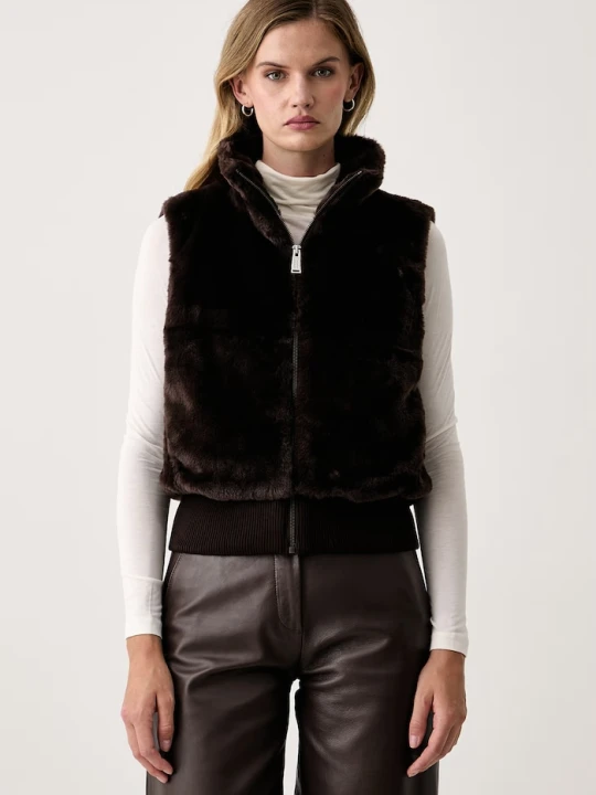 Zdjęcie produktu DKNY bezrękawnik damski brązowy