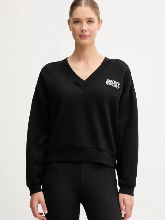 Zdjęcie produktu Dkny bluza bawełniana czarny