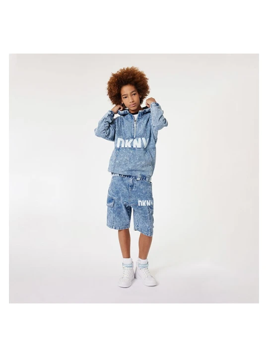 Zdjęcie produktu DKNY Bluza dżinsowa w kolorze niebieskim rozmiar: 164