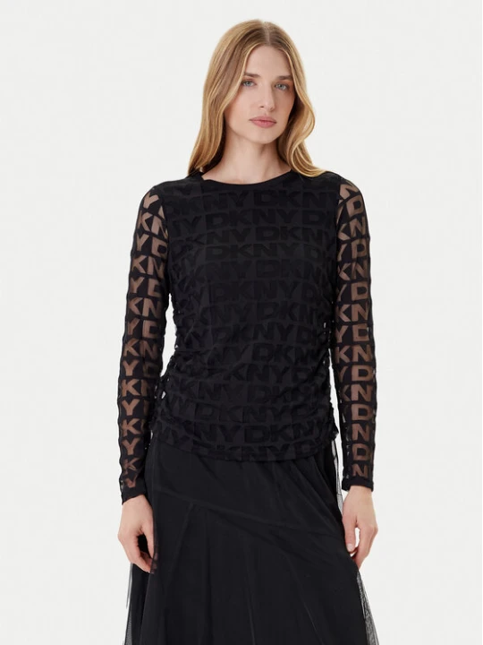 Zdjęcie produktu DKNY Bluzka P53HFWMF Czarny Regular Fit
