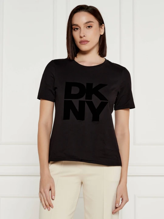 Zdjęcie produktu DKNY Bluzka | Regular Fit czarny