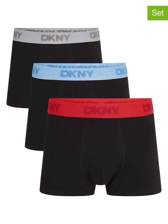 Zdjęcie produktu DKNY Bokserki (3 pary) w kolorze czarnym rozmiar: XL