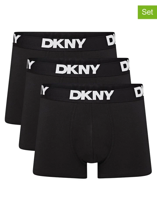 Zdjęcie produktu DKNY Bokserki (3 pary) w kolorze czarnym rozmiar: L