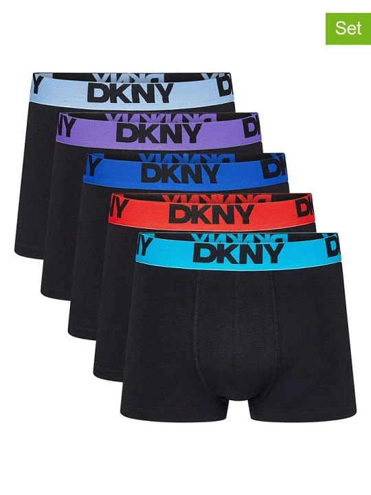 Zdjęcie produktu DKNY Bokserki (5 par) w kolorze czarnym rozmiar: S