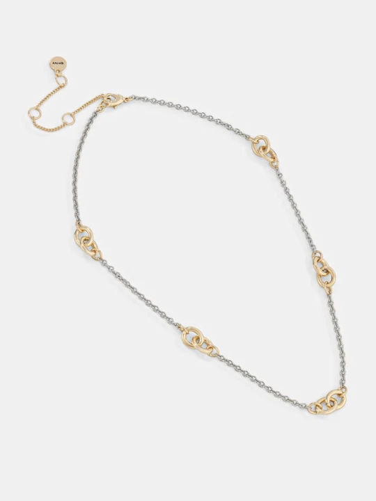 Zdjęcie produktu DKNY choker damski mosiężny ALANI srebrny
