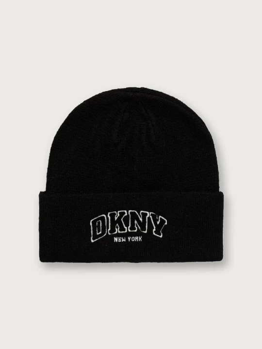 Zdjęcie produktu DKNY czapka beanie damska czarny