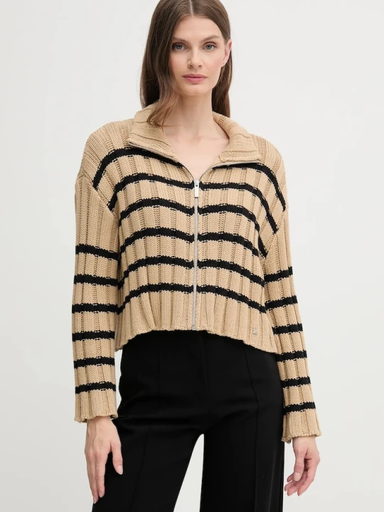 Zdjęcie produktu Dkny kardigan bawełniany zielony