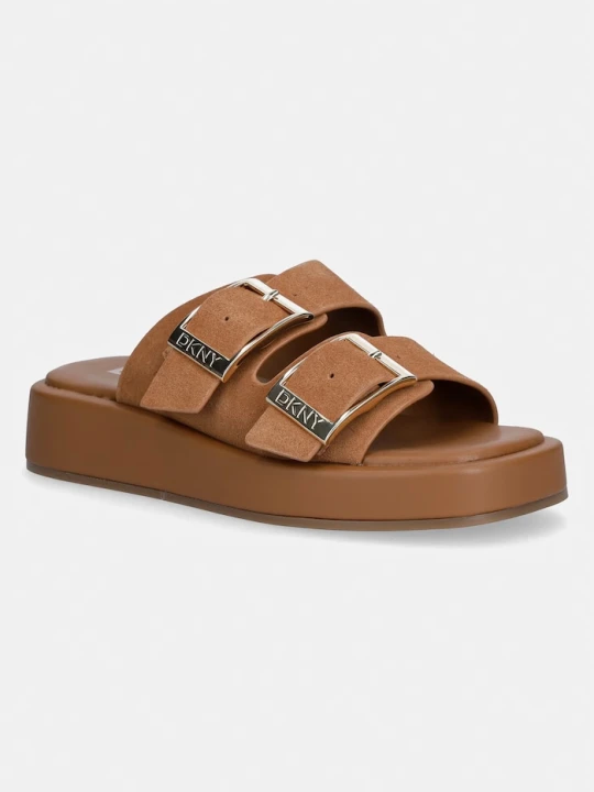 Zdjęcie produktu Dkny klapki Leocadia brązowy
