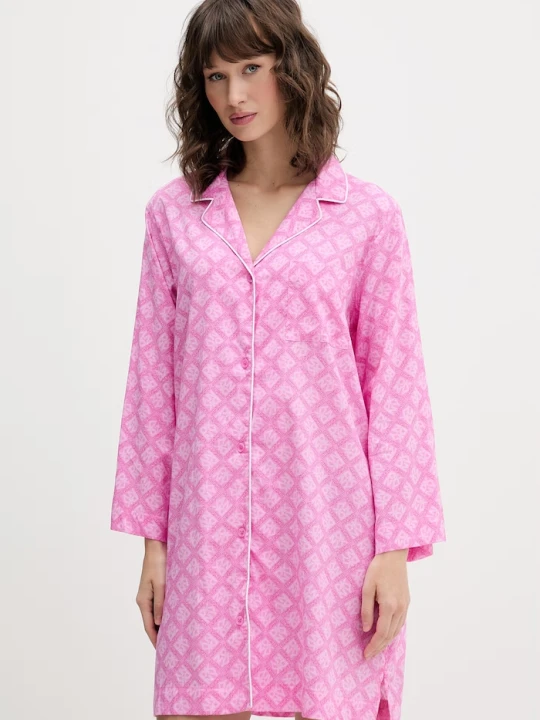 Zdjęcie produktu DKNY koszula nocna damska z wiskozą różowy