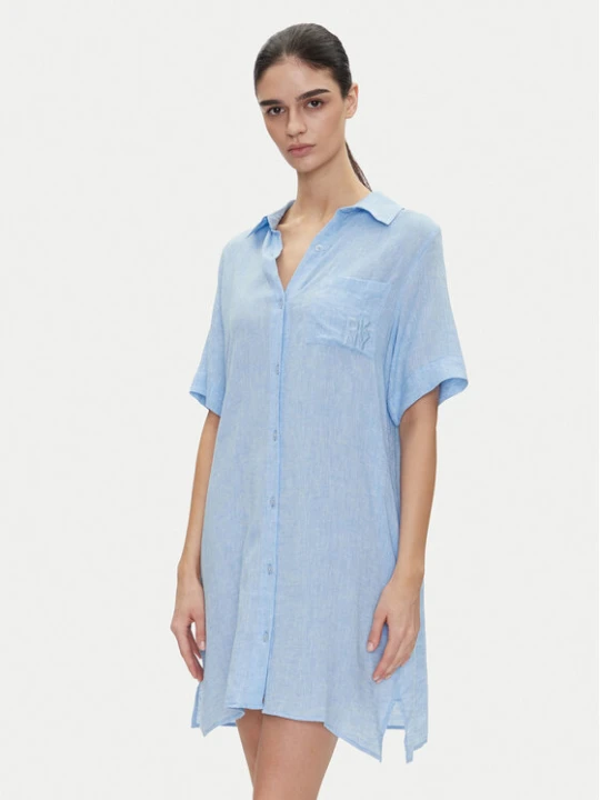 Zdjęcie produktu DKNY Koszula nocna YI30054 Błękitny Relaxed Fit Niebieski jasny