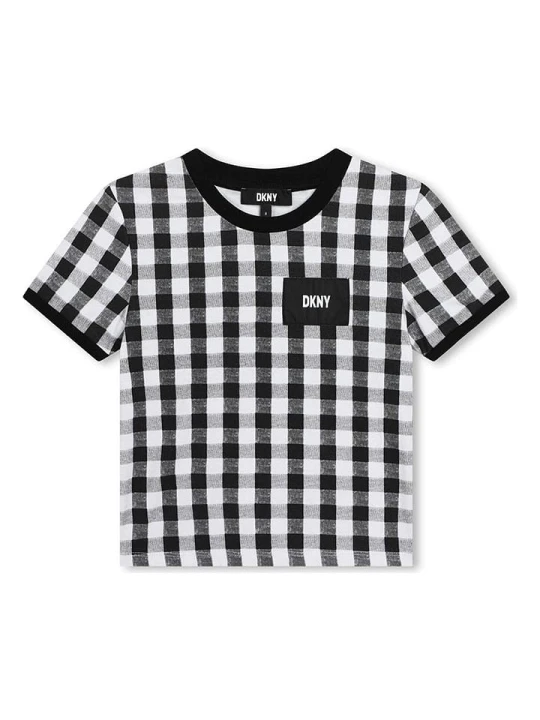 Zdjęcie produktu DKNY Koszulka w kolorze czarno-białym rozmiar: 152