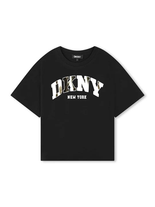 Zdjęcie produktu DKNY Koszulka w kolorze czarnym rozmiar: 152