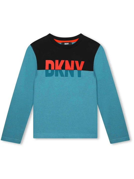 Zdjęcie produktu DKNY Koszulka w kolorze niebieskim rozmiar: 164