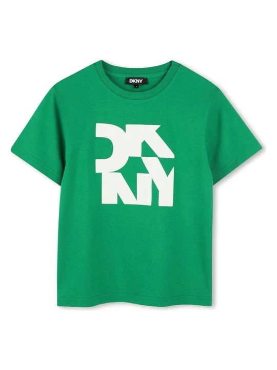 Zdjęcie produktu DKNY Koszulka w kolorze zielonym rozmiar: 140