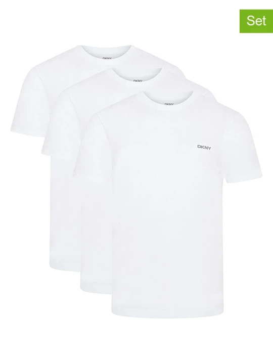 Zdjęcie produktu DKNY Koszulki (3 szt.) w kolorze białym rozmiar: M