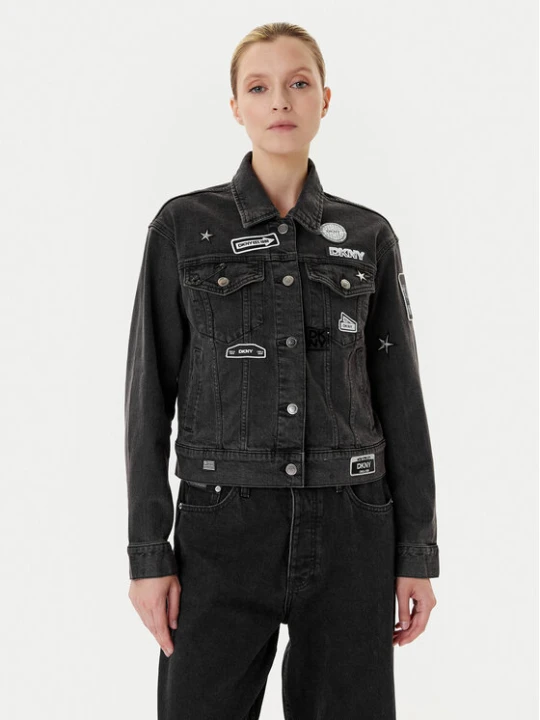 Zdjęcie produktu DKNY Kurtka jeansowa P5GCYC72 Szary Regular Fit
