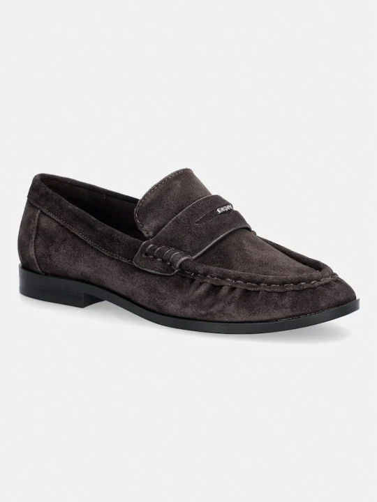 Zdjęcie produktu DKNY loafersy damskie zamszowe DAWES brązowy