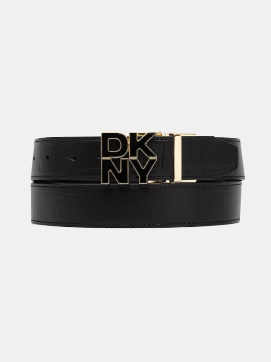 Zdjęcie produktu DKNY pasek dwustronny damski czarny