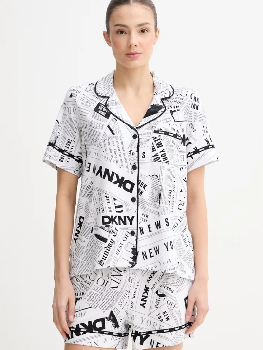 Zdjęcie produktu DKNY piżama dwuczęściowa damska biały