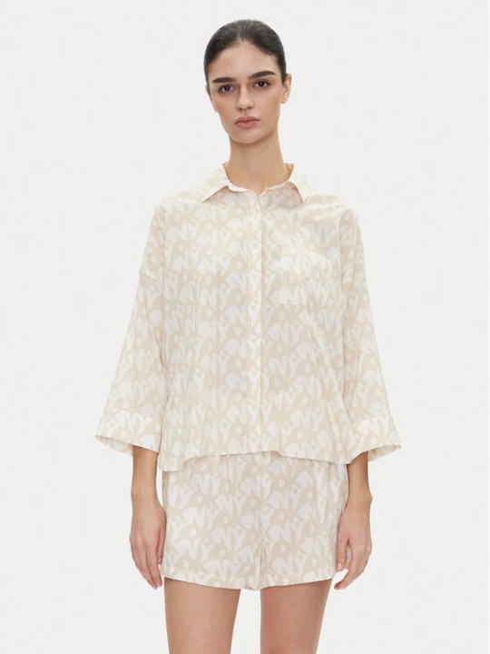 Zdjęcie produktu DKNY Piżama YI80048 Beżowy Regular Fit