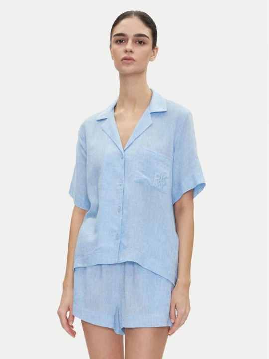 Zdjęcie produktu DKNY Piżama YI90054 Błękitny Regular Fit Niebieski jasny