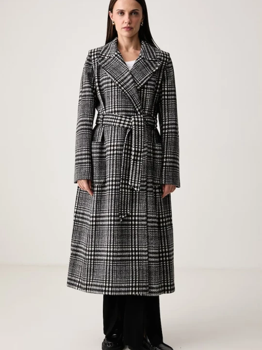 Zdjęcie produktu DKNY płaszcz damski z wełną