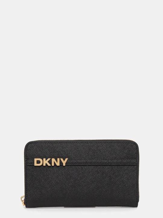 Zdjęcie produktu DKNY portfel damski skórzany czarny