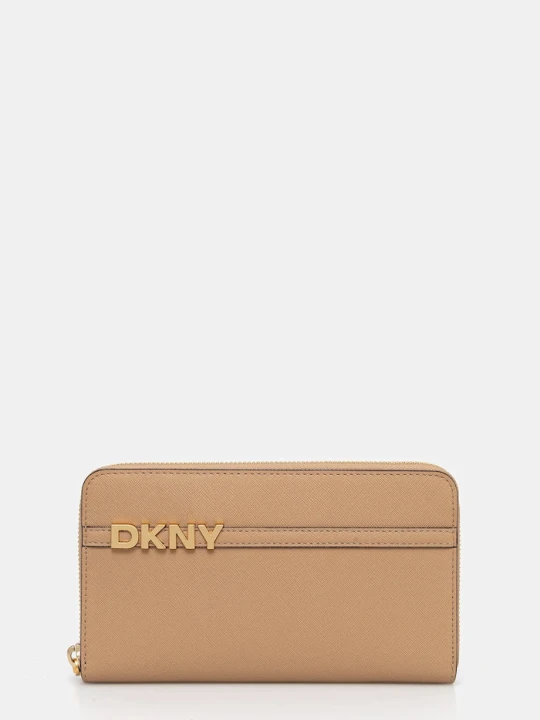 Zdjęcie produktu DKNY portfel damski skórzany zielony