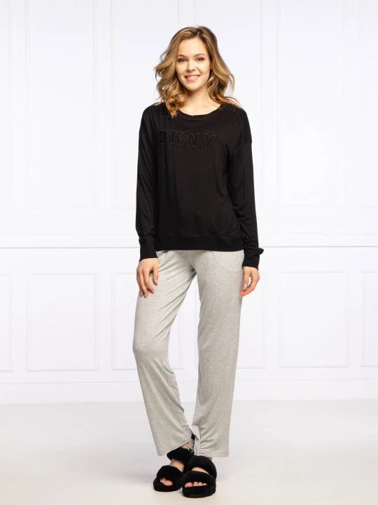 Zdjęcie produktu DKNY SLEEPWEAR Góra od piżamy | Regular Fit czarny