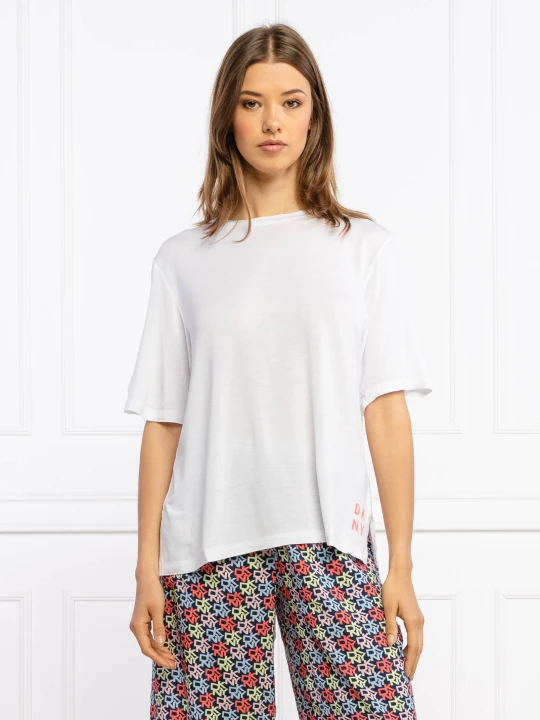 Zdjęcie produktu DKNY SLEEPWEAR Góra od piżamy | Relaxed fit biały