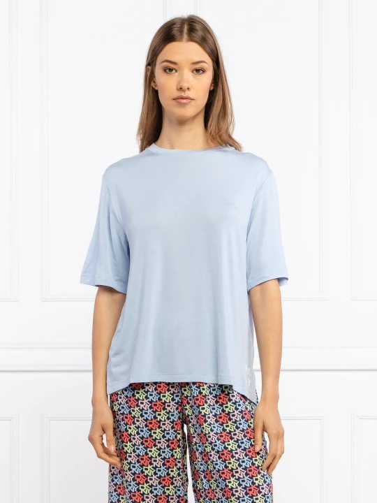 Zdjęcie produktu DKNY SLEEPWEAR Góra od piżamy | Relaxed fit błękitny