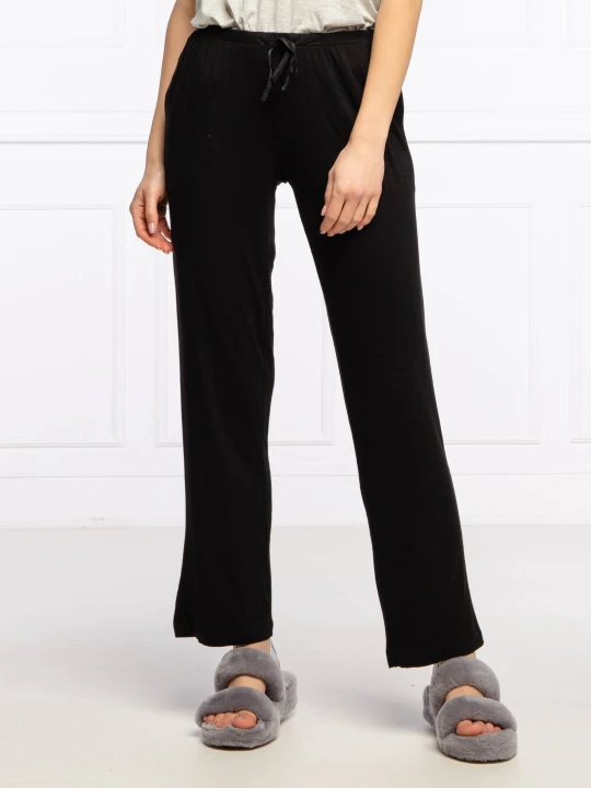 Zdjęcie produktu DKNY SLEEPWEAR Spodnie od piżamy | Relaxed fit czarny