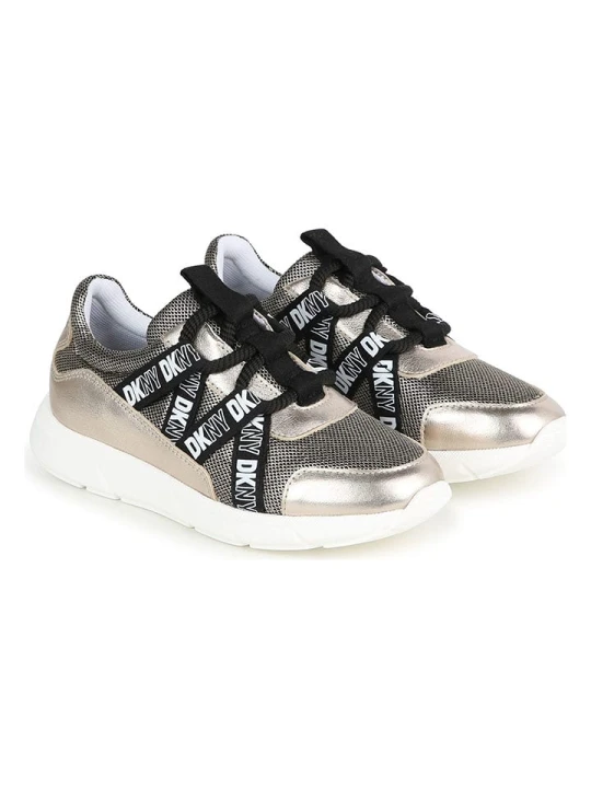 Zdjęcie produktu DKNY Sneakersy w kolorze beżowo-czarnym rozmiar: 38