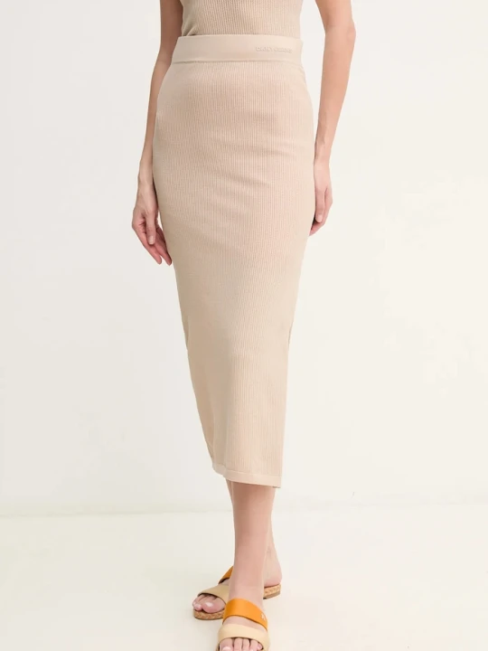 Zdjęcie produktu Dkny spódnica beżowy