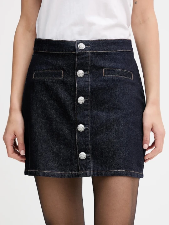 Zdjęcie produktu Dkny spódnica jeansowa granatowy
