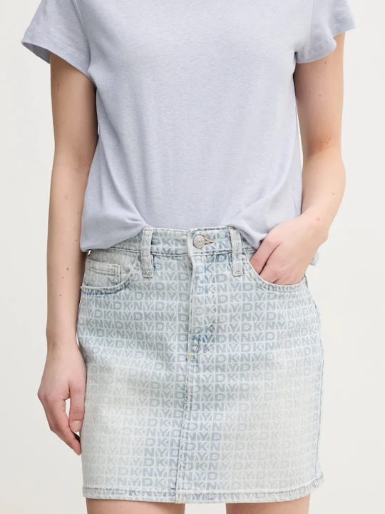 Zdjęcie produktu Dkny spódnica jeansowa niebieski