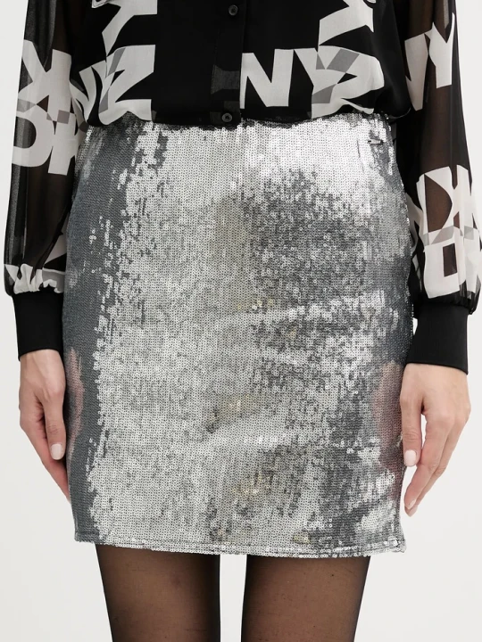 Zdjęcie produktu Dkny spódnica srebrny