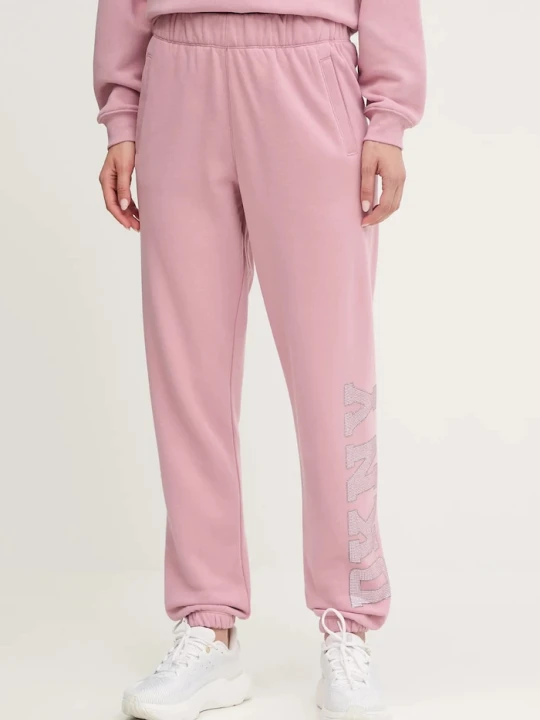 Zdjęcie produktu Dkny spodnie dresowe różowy
