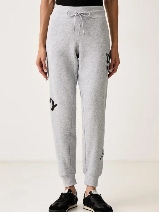 Zdjęcie produktu DKNY spodnie dresowe damskie z bawełną szary