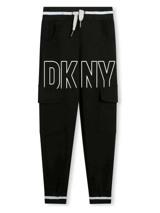 Zdjęcie produktu DKNY Spodnie dresowe w kolorze czarnym rozmiar: 164