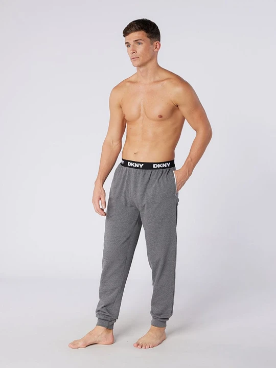 Zdjęcie produktu DKNY Spodnie dresowe w kolorze szarym rozmiar: S
