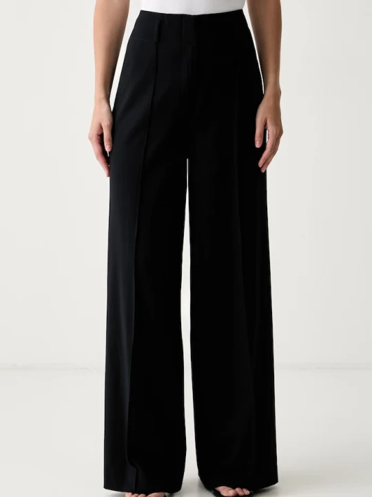 Zdjęcie produktu DKNY spodnie garniturowe damskie granatowy