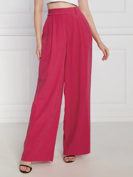 Zdjęcie produktu DKNY Spodnie | Loose fit różowy