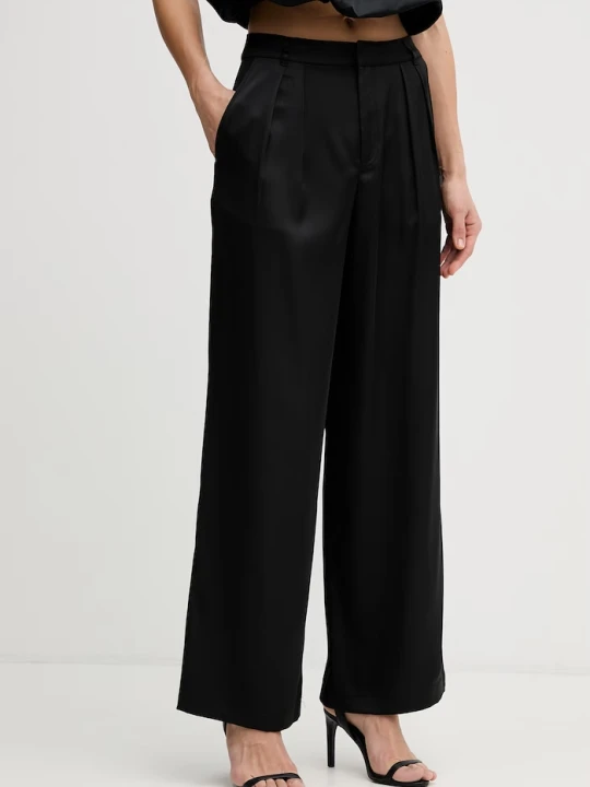 Zdjęcie produktu DKNY spodnie straight damskie czarny