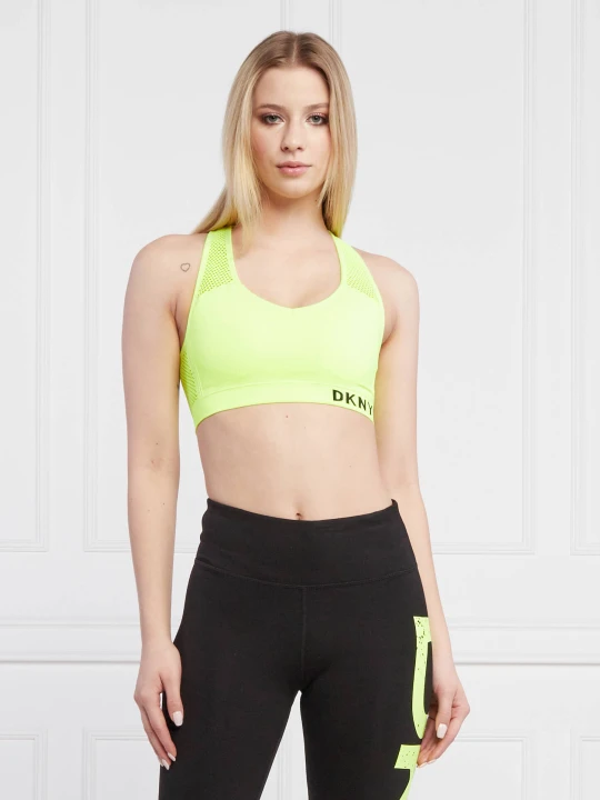 Zdjęcie produktu DKNY Sport Biustonosz limonkowy