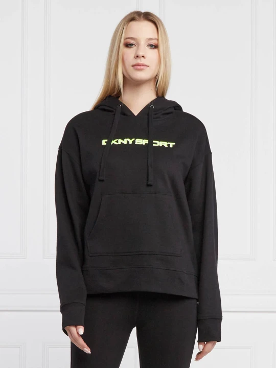 Zdjęcie produktu DKNY Sport Bluza LAYERED | Relaxed fit czarny